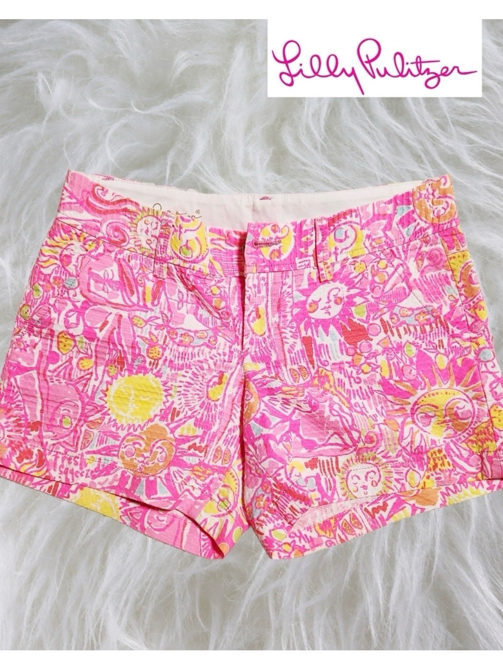 Lilly Pulitzer Callahan Colorful Short Size 4 EUC